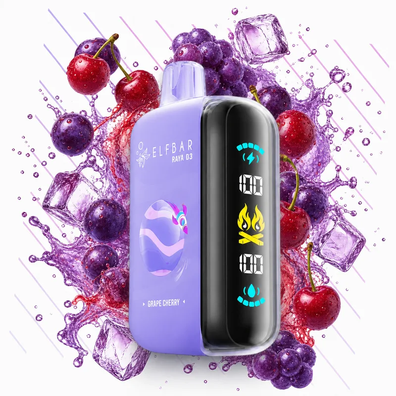 Elf Bar Raya D3 25000 — Grape Cherry
