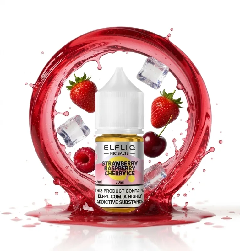 Elfliq 30 ml — Strawberry Raspberry Cherry Ice