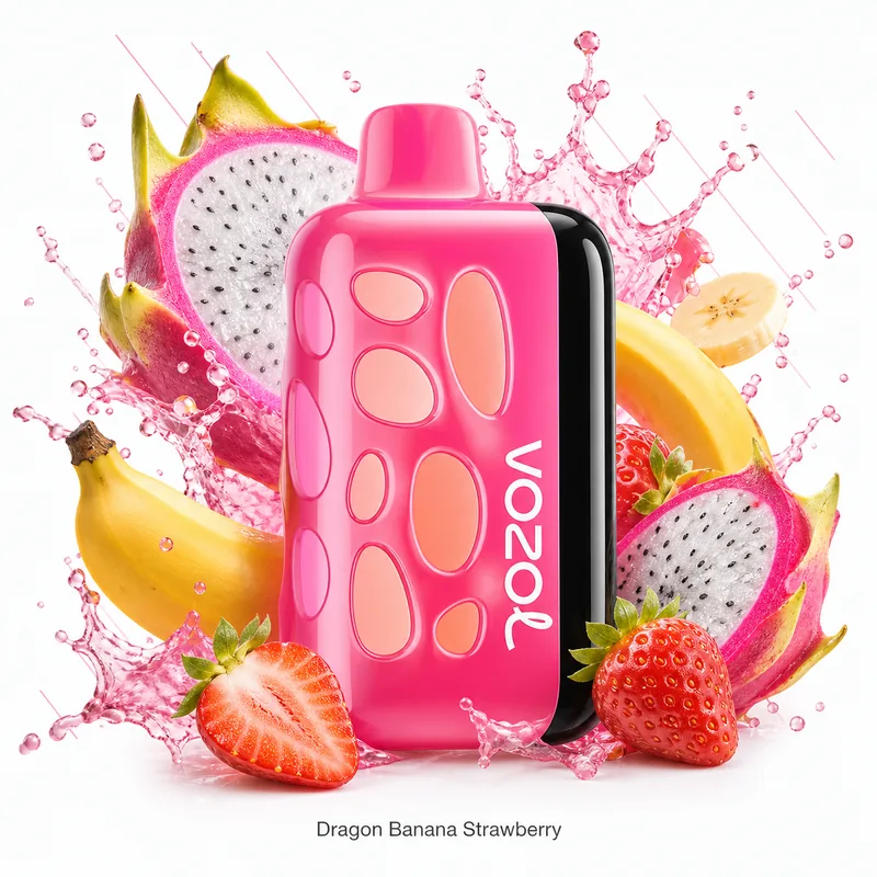 Vozol Rave 40000 — Dragon Banana Strawberry