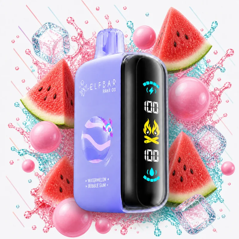 Elf Bar Raya D3 25000 — Watermelon Bubble Gum