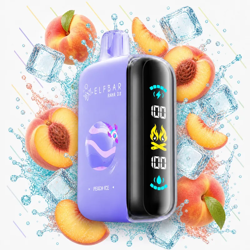 Elf Bar Raya D3 25000 — Peach Ice