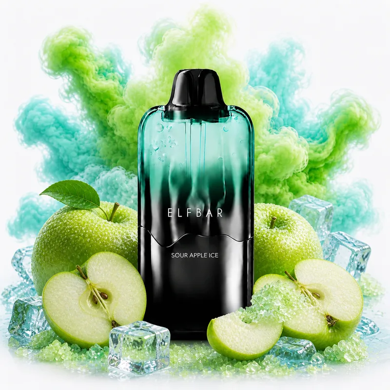 Elf Bar Duke 30000 — Sour Apple Ice