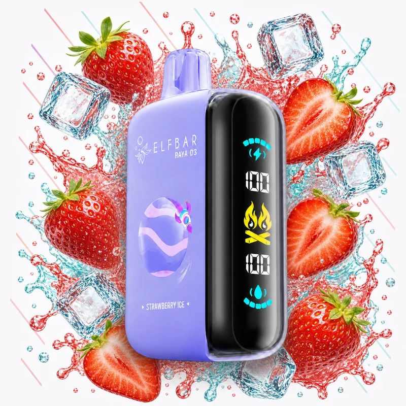 Elf Bar Raya D3 25000 — Strawberry Ice