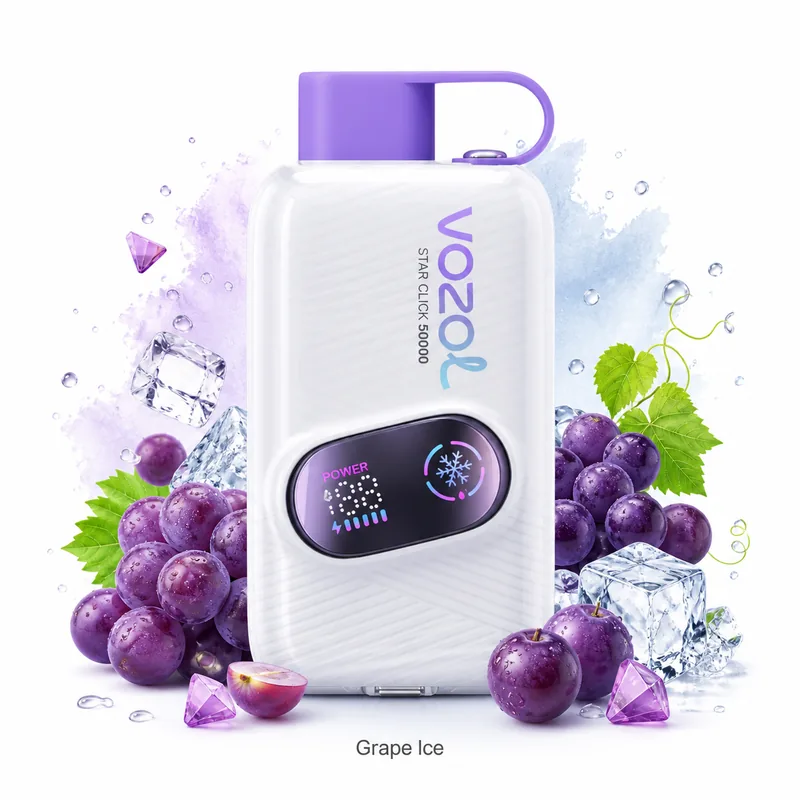 Vozol Star Click 50000 — Grape Ice