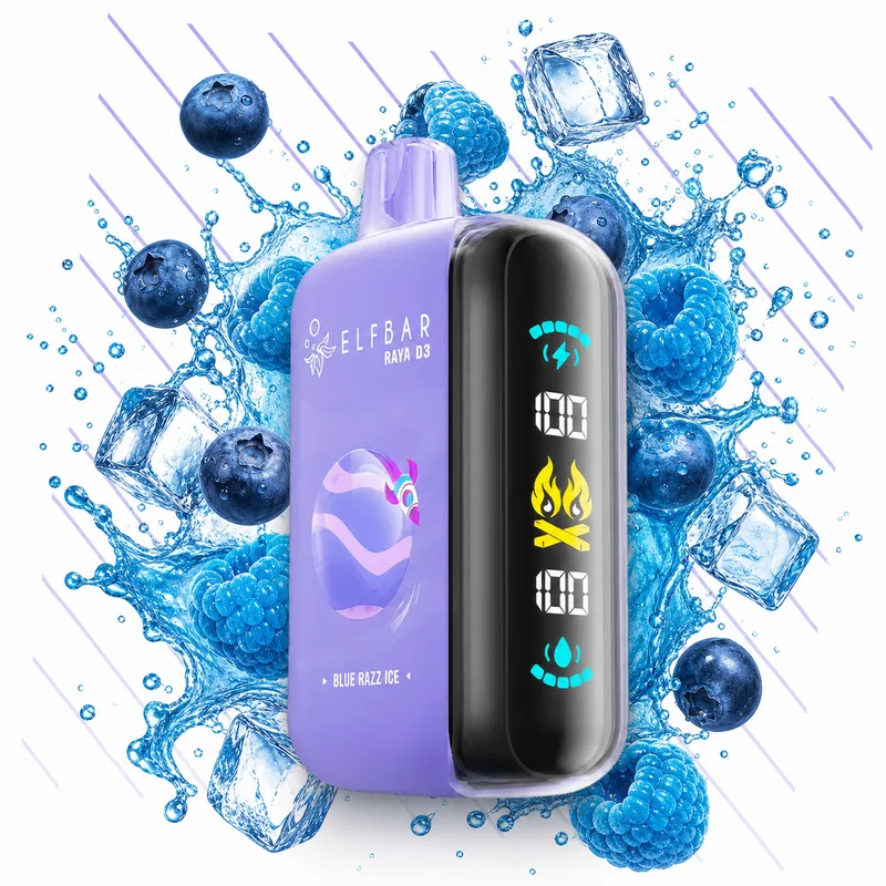 Elf Bar Raya D3 25000 — Blueberry Raspberry
