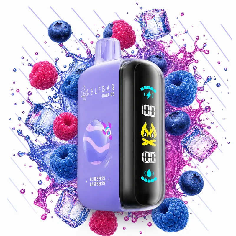Elf Bar Raya D3 25000 — Blueberry Ice