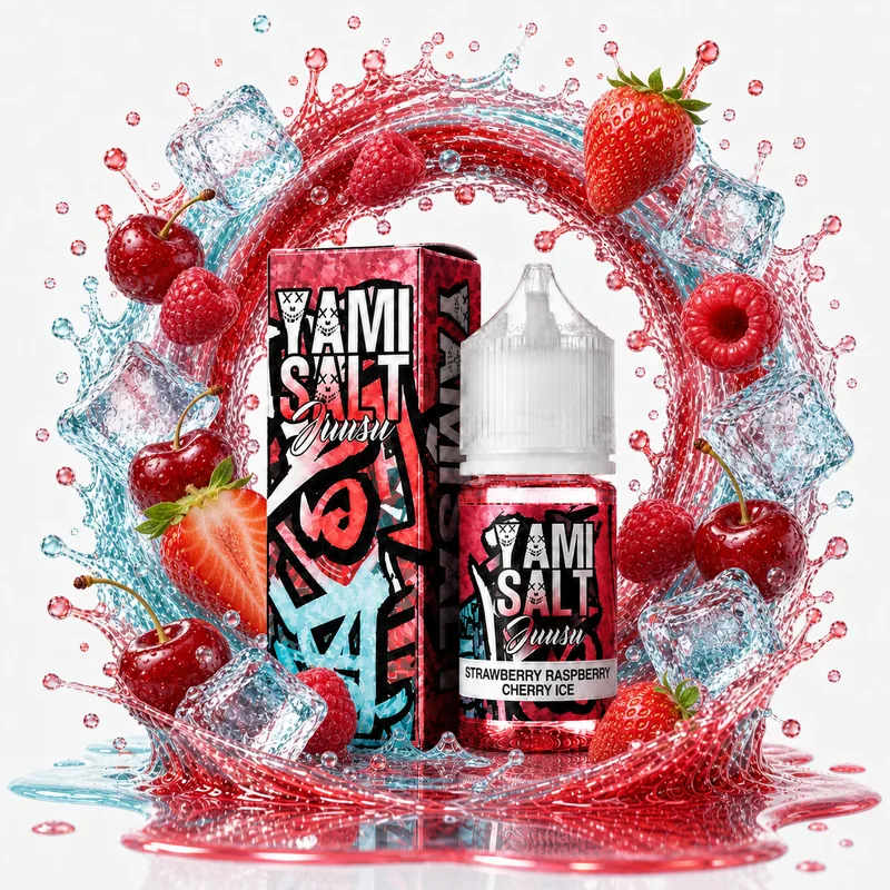 Yami 5% 30 ml — Strawberry Raspberry Cherry Ice