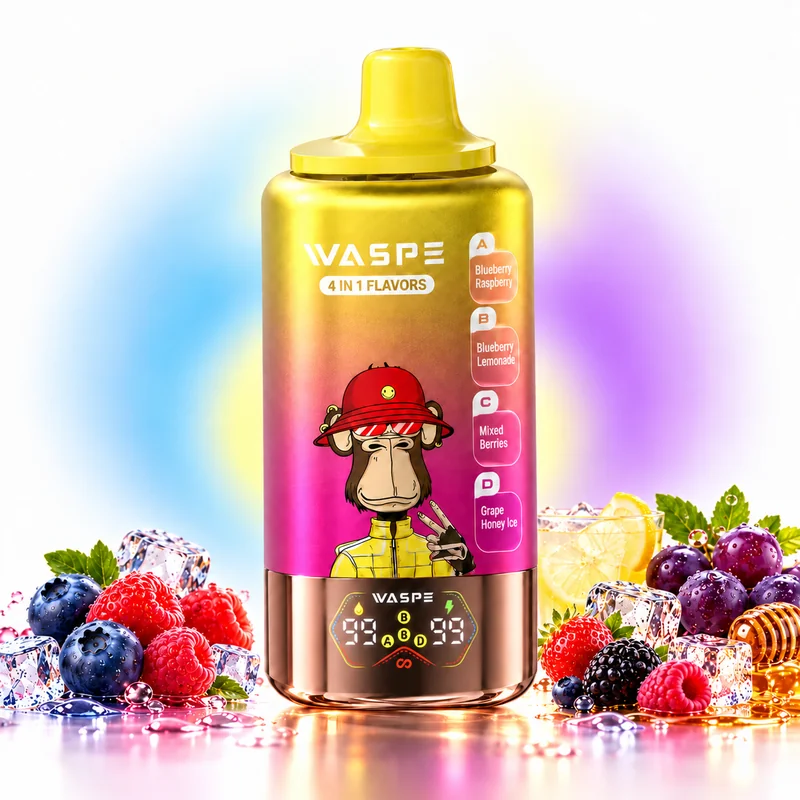 WASPE 4in1 100000 — Blueberry Raspberry / Blueberry Lemonade / Mixed Berries / Grape Honey Ice
