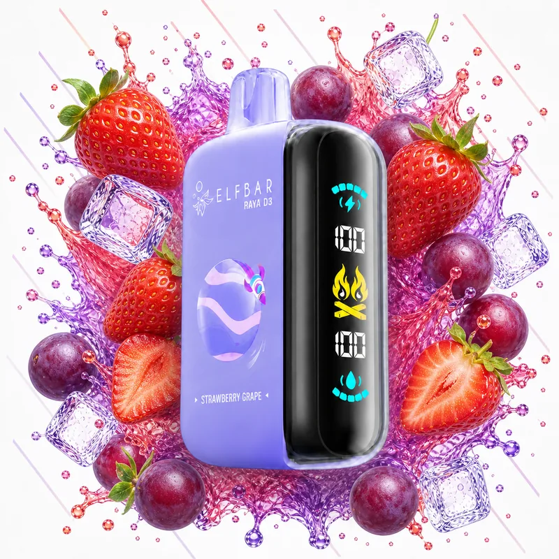 Elf Bar Raya D3 25000 — Strawberry Grape