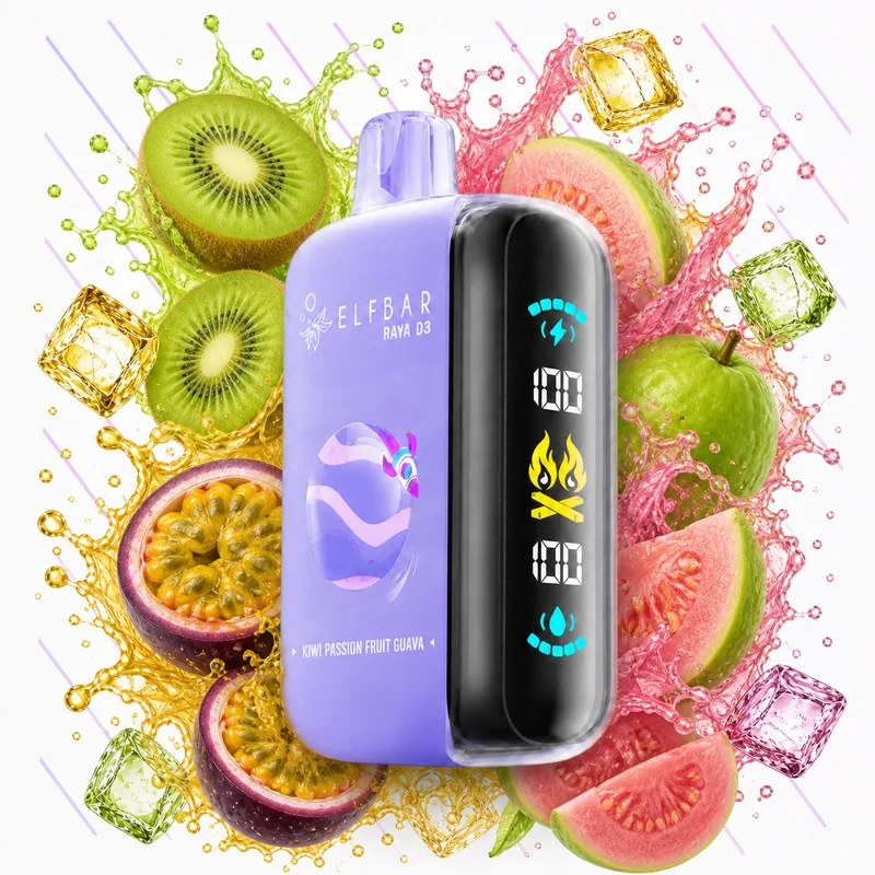 Elf Bar Raya D3 25000 — Kiwi Passion Fruit Guava
