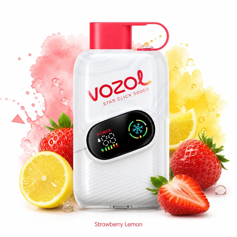 Vozol Star Click 50000 — Strawberry Lemon
