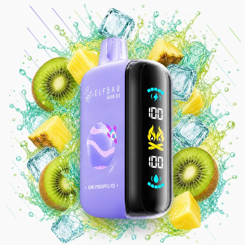 Elf Bar Raya D3 25000 — Kiwi Pineapple Ice