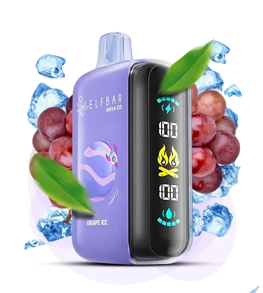 Elf Bar Raya D3 25000 — Grape Ice